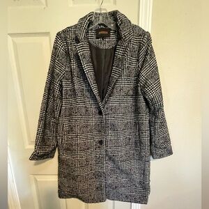 Ambiance knee length wool coat